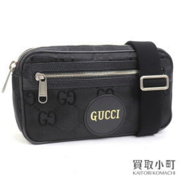Gucci crossbody Bag sling GG Black Belt shoulder Off Grid Nylon - Picture 1 of 9